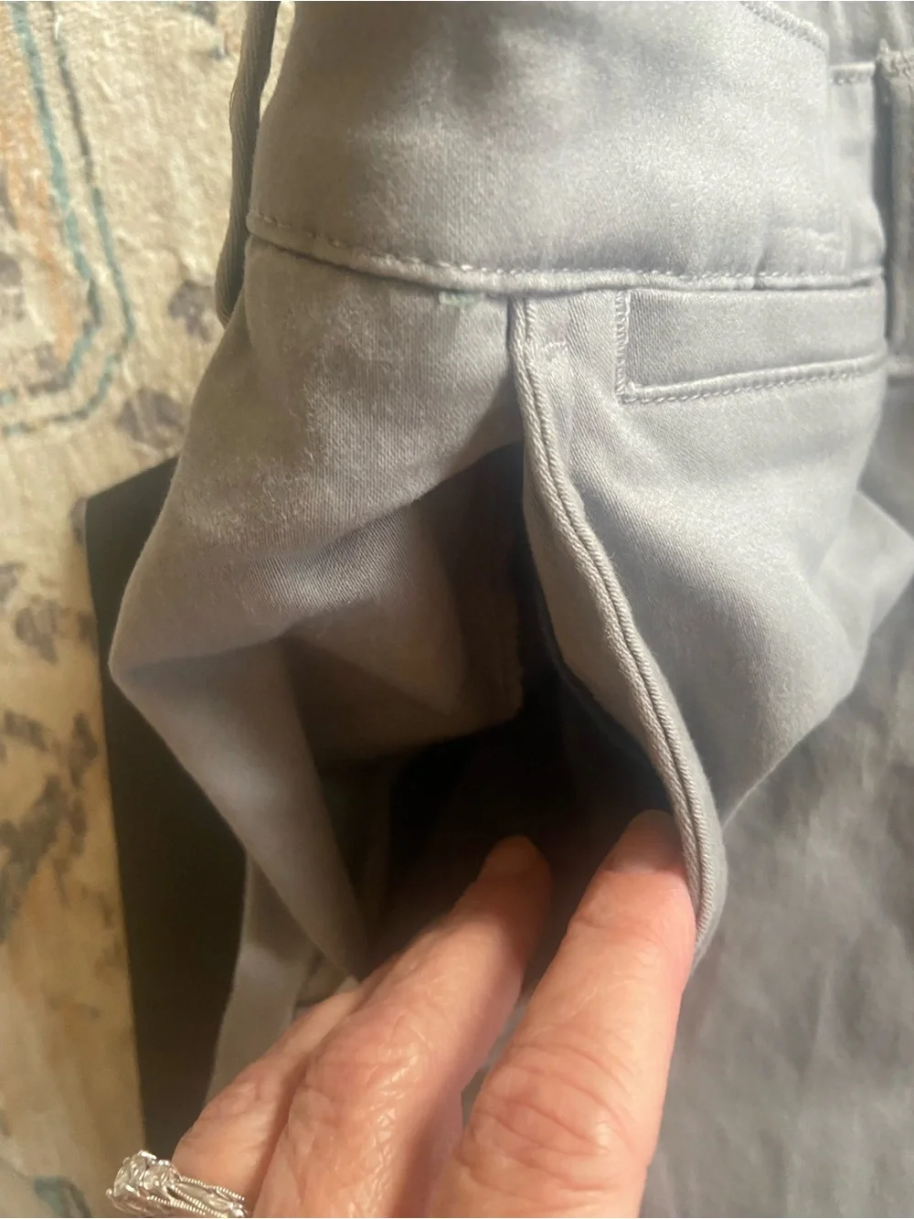 Current/Elliott Light Gray Chino Pants